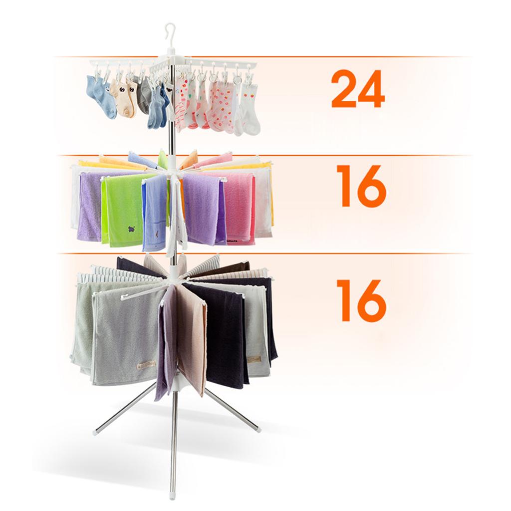 Baby Clothing Drying Rack - Rack de secagem dobrável de 3