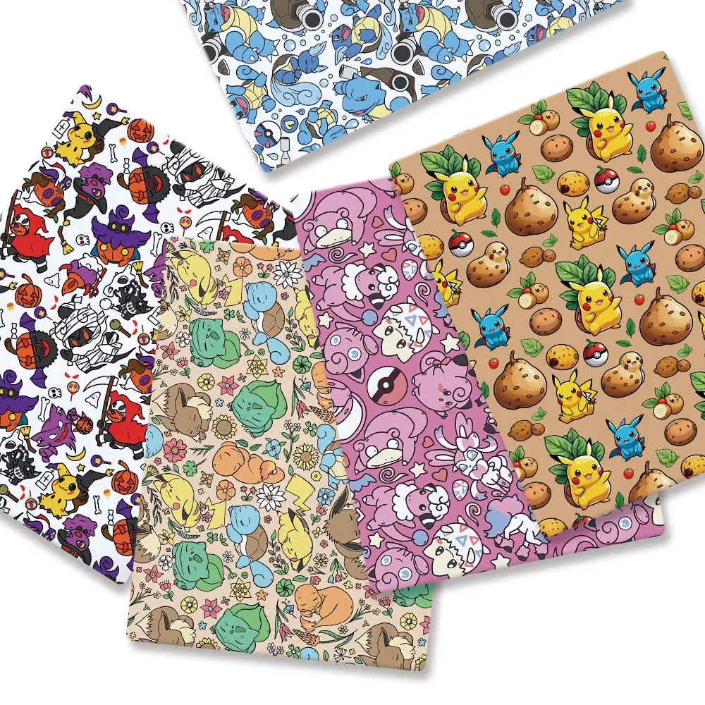 Baby Clothing Quilt - Pokemon dos desenhos animados fabric140 *