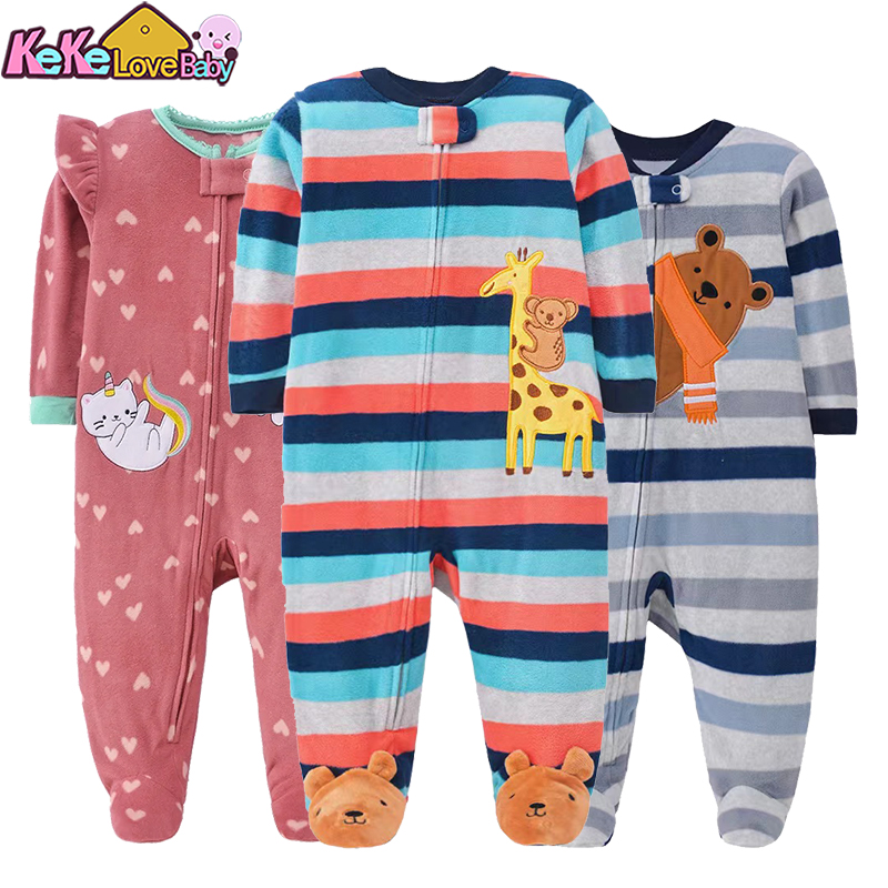 Baby Clothing Zip - Inverno bebê menino menina macacão roupas