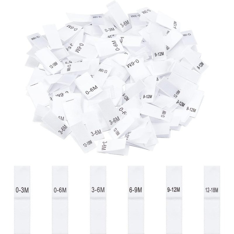 Baby Clothing Labels - Etiquetas de costura para roupas, Etiquetas