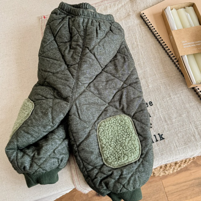 Baby Clothing Quilt - Calças da menina 2025 outono e
