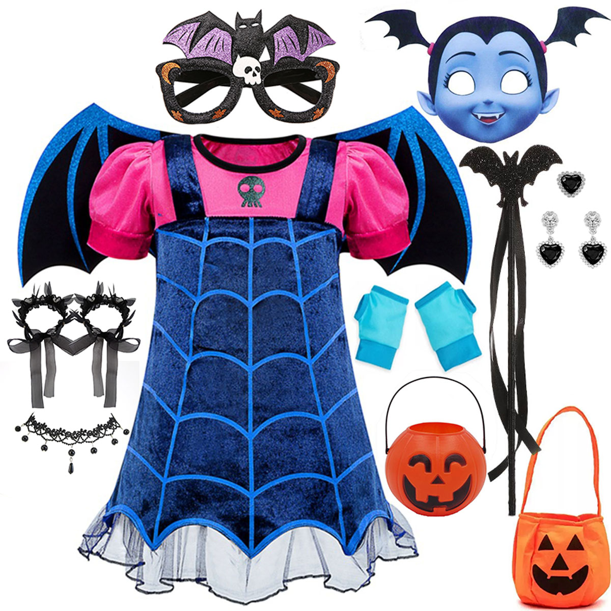 Baby Clothing Europe - Vestido de Halloween para Meninas 2026,