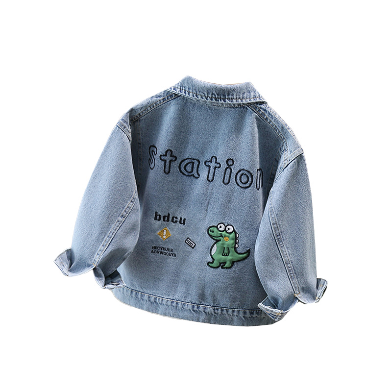 Baby Clothing Set - Estilo bonito bebê criança jaqueta jeans