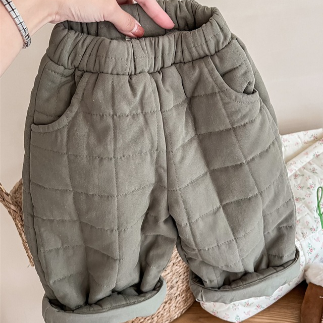 Baby Clothing Quilt - Calças da menina 2025 outono e