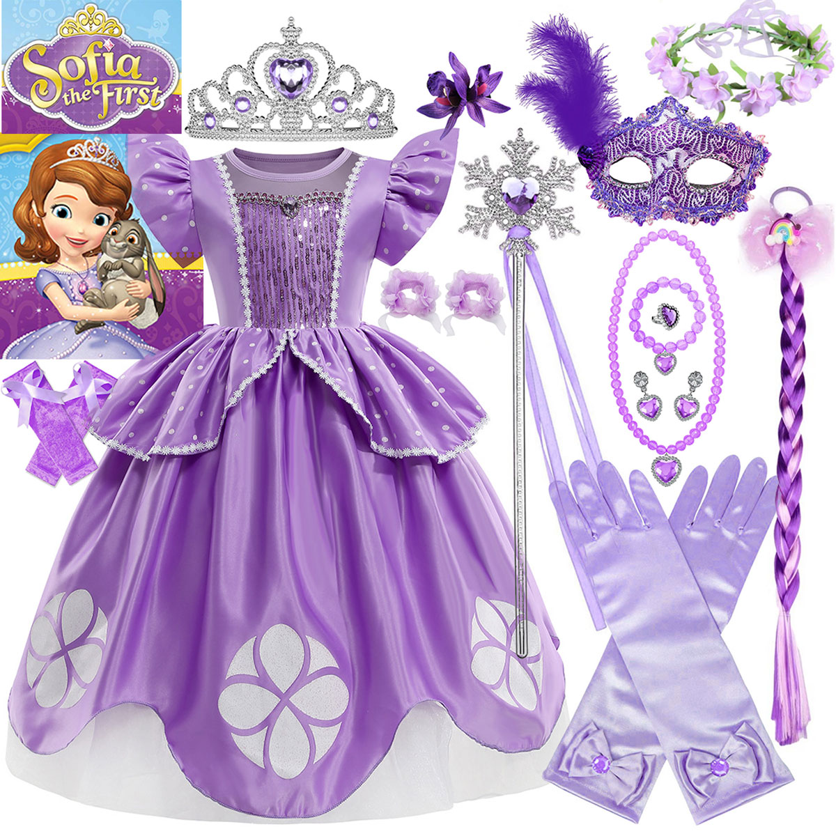 Baby Clothing Europe - Fantasia da Princesa Sofia da Disney