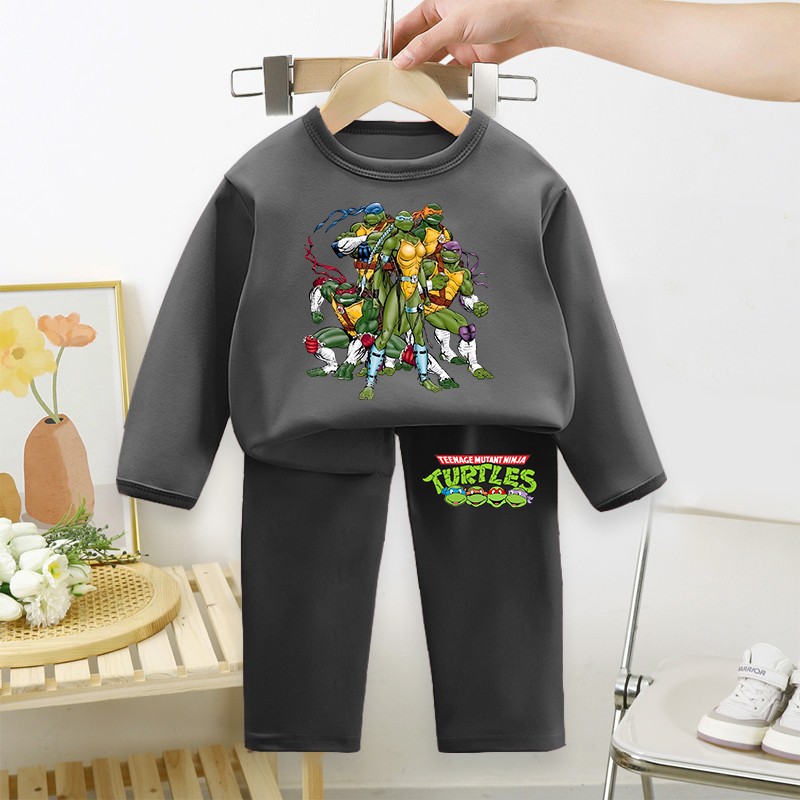 Baby Clothing Set - Pijamas para Crianças das Tartarugas Ninja,