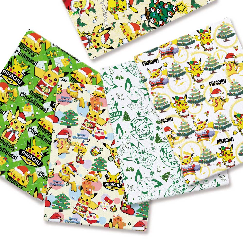 Baby Clothing Quilt - Pokémon Cartoon tecido impresso para crianças,