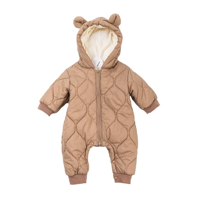 Baby Clothing Zip - Bebê recém-nascido macacão inverno engrossar algodão
