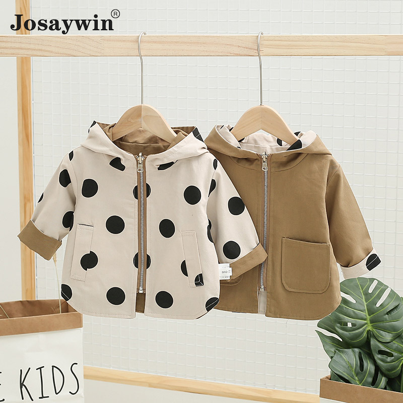 Baby Clothing Zip - Jaqueta reversível casacos do bebê meninos