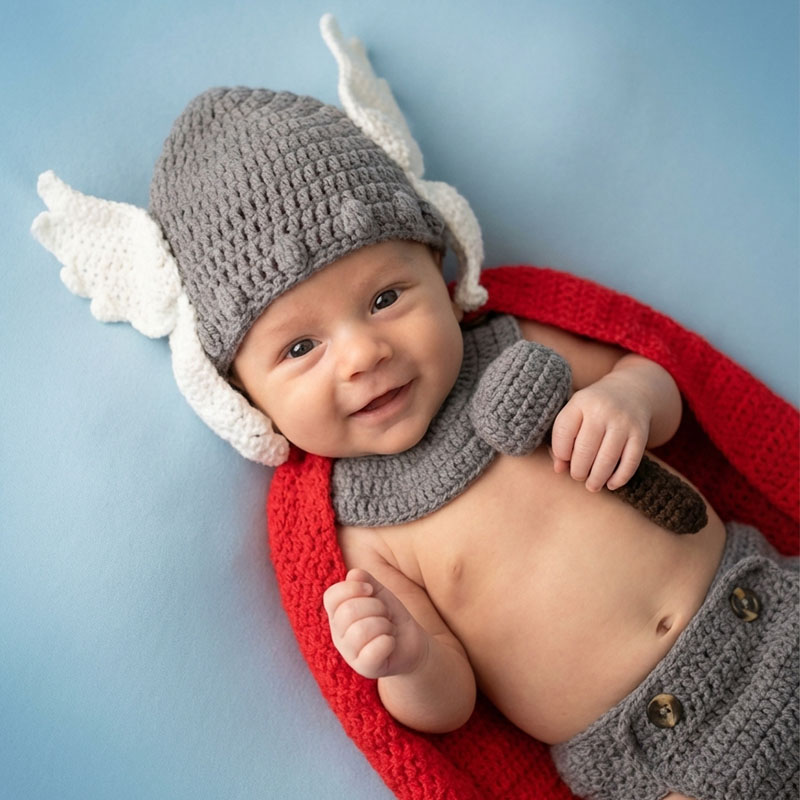 Baby Clothing Set - Acessórios para Fotografia de Recém-Nascidos, Fantasia