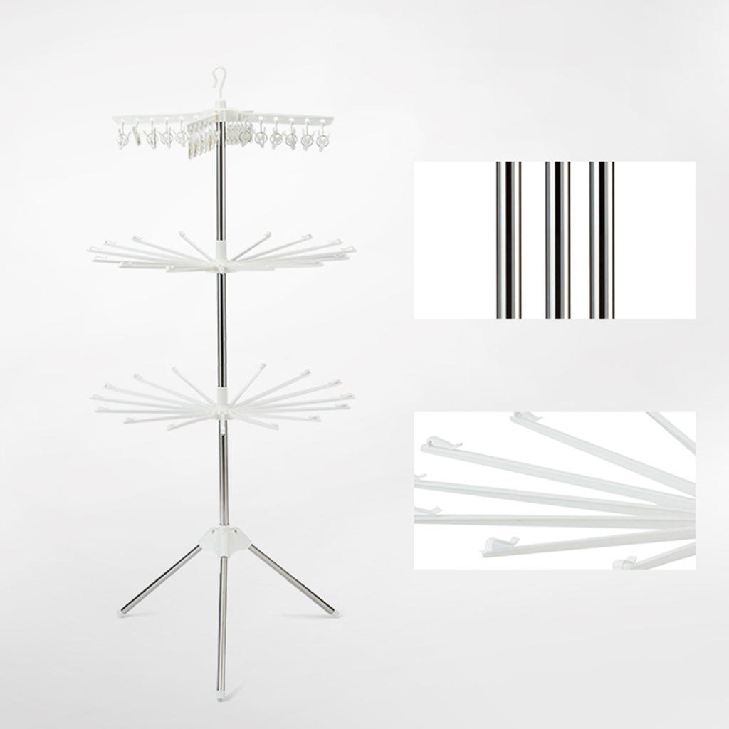 Rack de secagem dobrável de 3  - Baby Clothing Drying Rack avaliação e preço