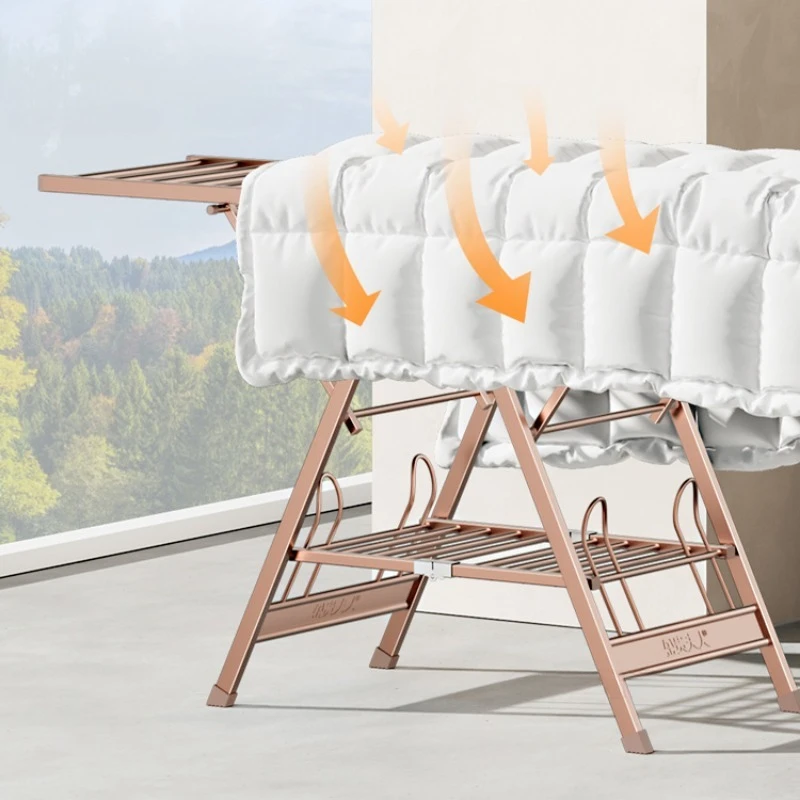Cabide dobrável quatro estaçõe - Baby Clothing Drying Rack avaliação e preço
