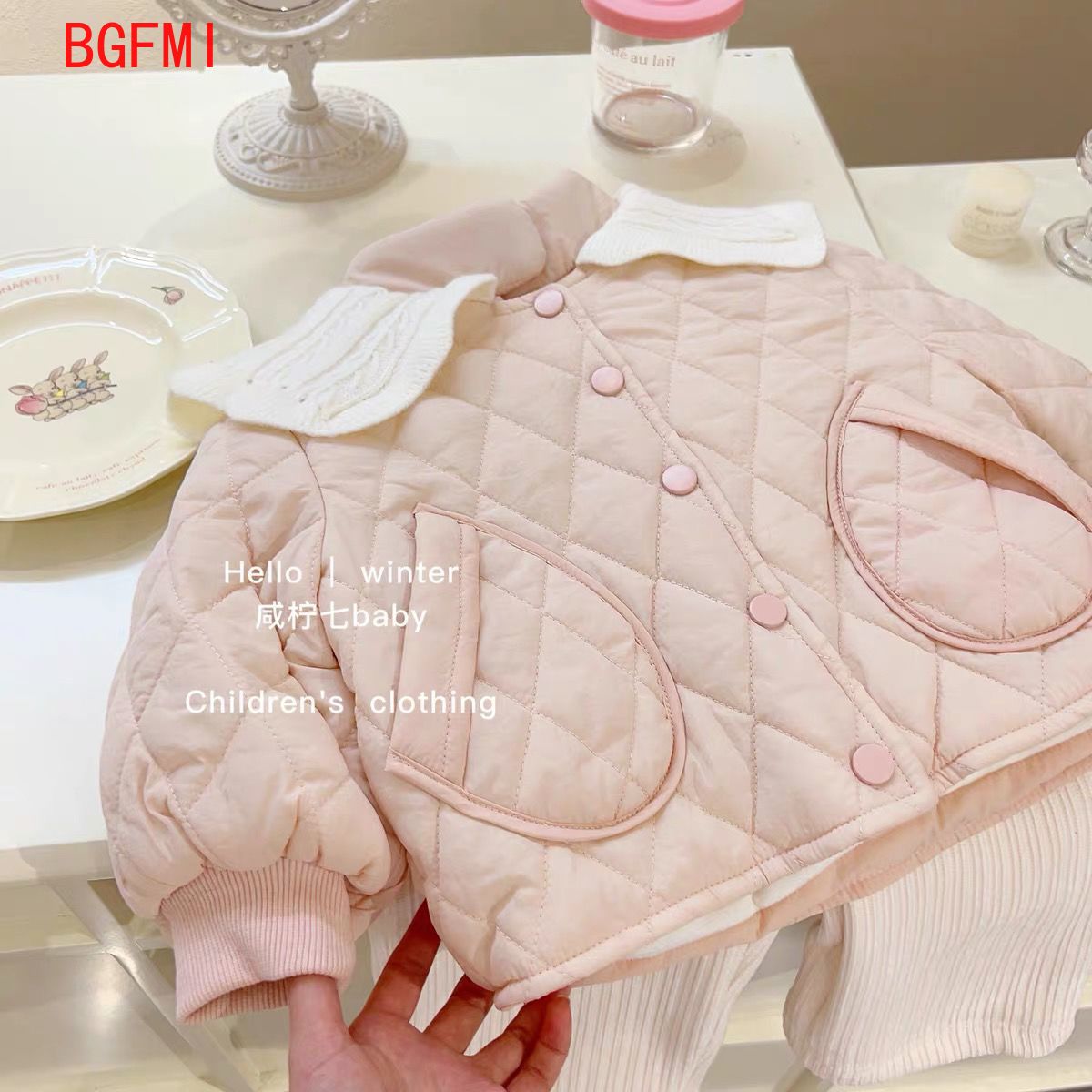 Meninas rosa veludo interior a - Baby Clothing Quilt avaliação e preço