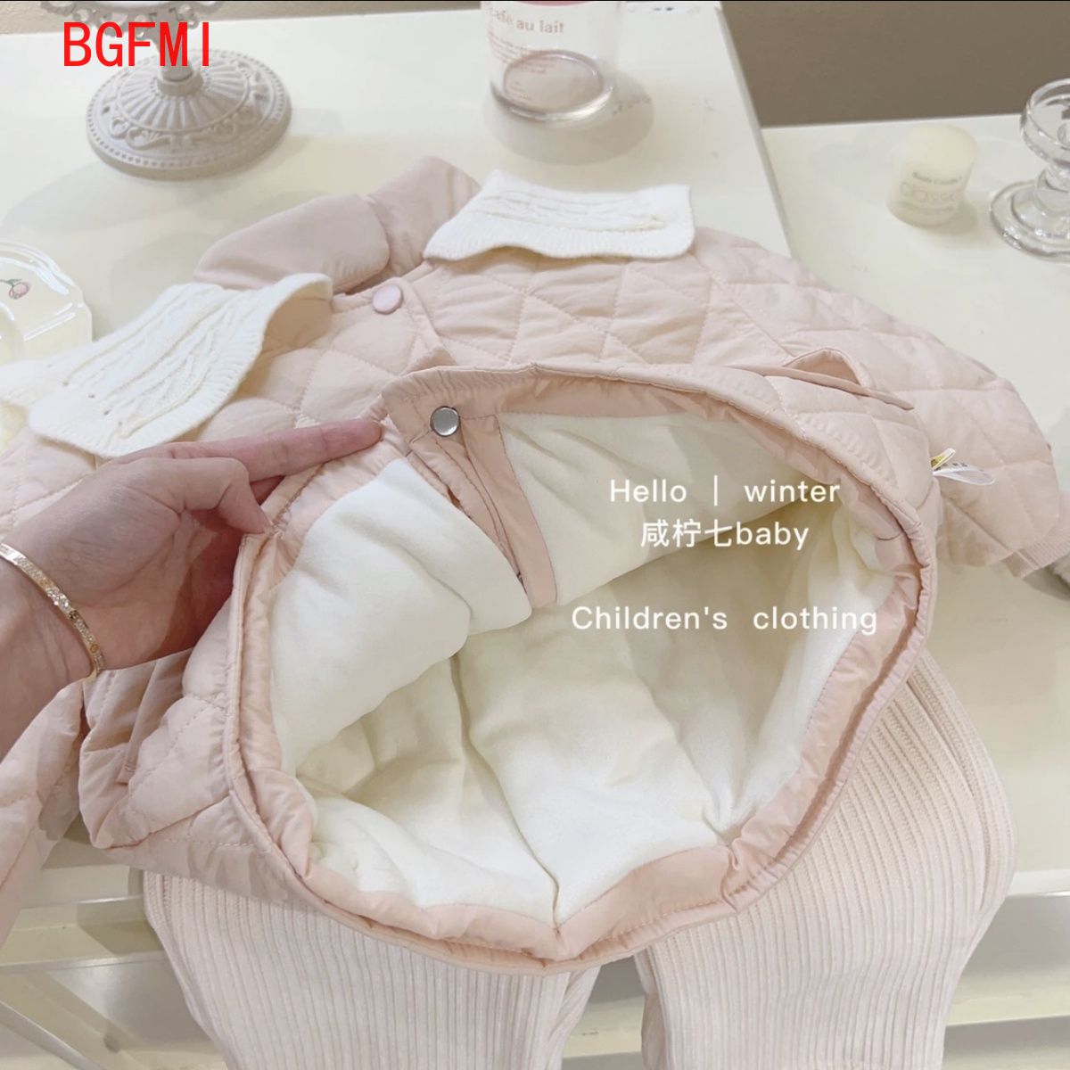 Meninas rosa veludo interior a - Baby Clothing Quilt avaliação e preço