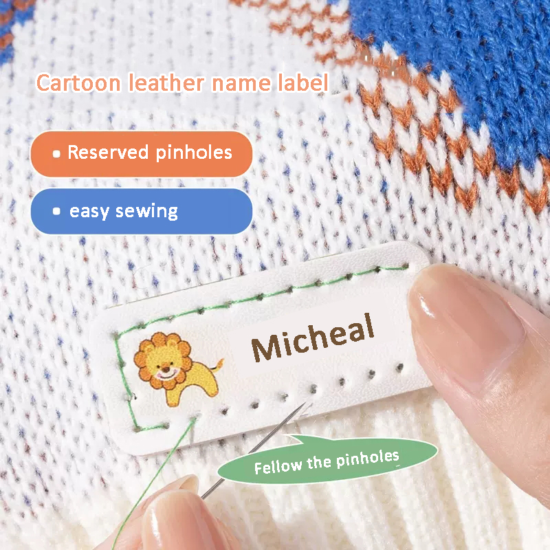Etiqueta de couro personalizad - Baby Clothing Labels avaliação e preço
