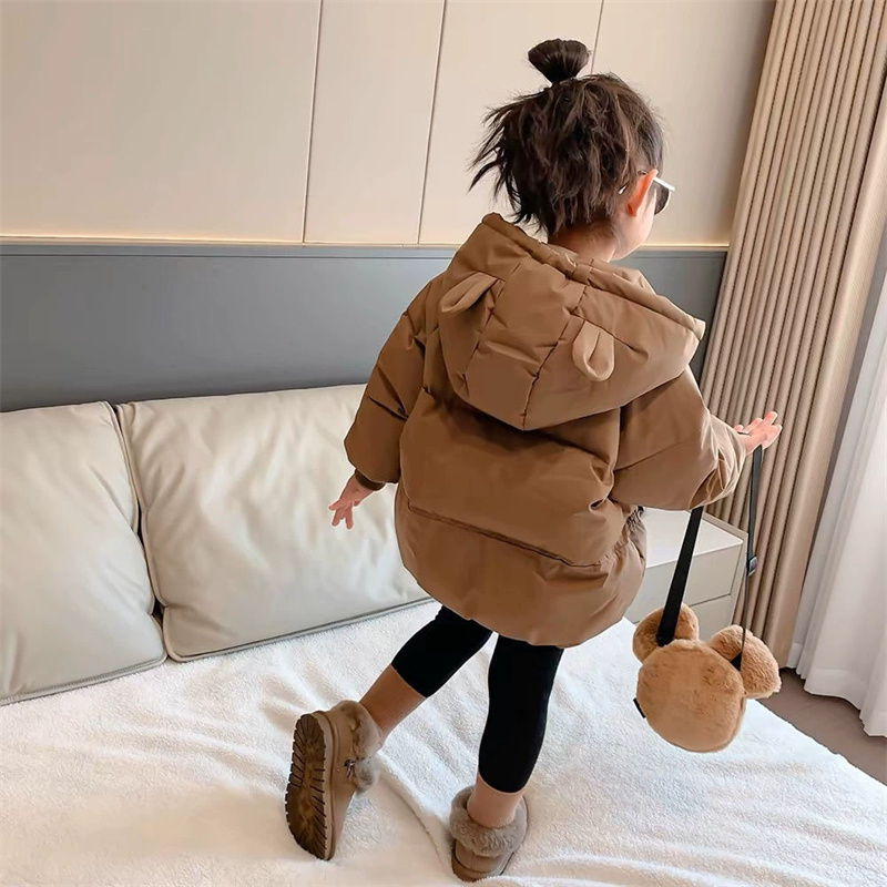 Meninas casaco de algodão meni - Baby Clothing Zip avaliação e preço