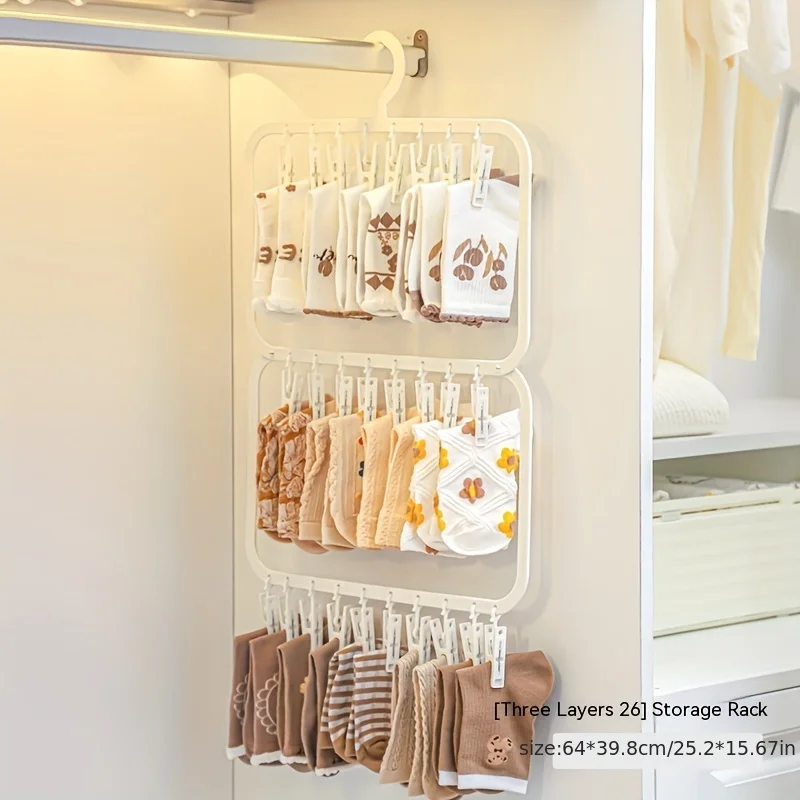 Cabide de bebê com vários clip - Baby Clothing Drying Rack avaliação e preço