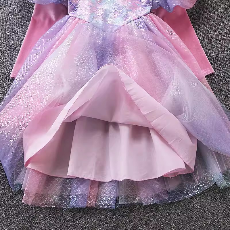 Vestido de Sereia Rosa 2026 No - Baby Clothing Europe avaliação e preço