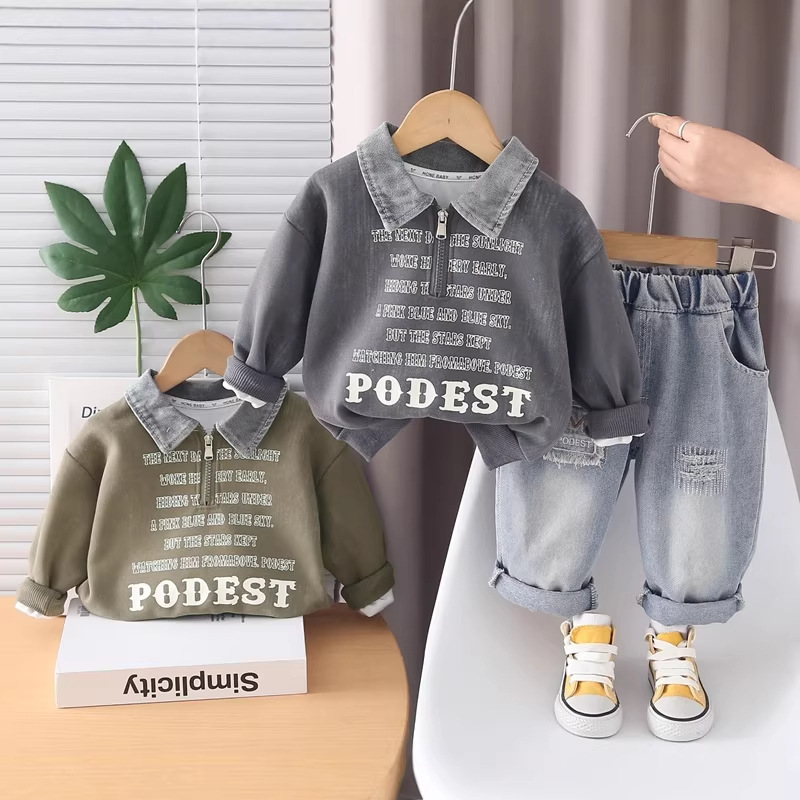 Conjuntos de Roupas Infantis E - Baby Clothing Zip avaliação e preço