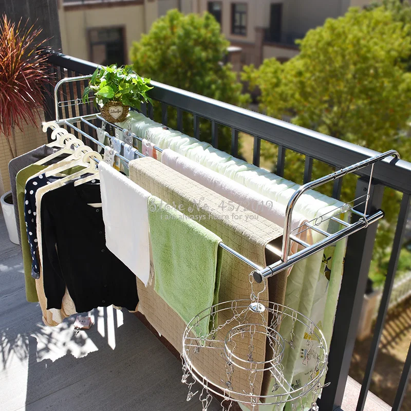 Aço inoxidável Folding Clothin - Baby Clothing Drying Rack avaliação e preço