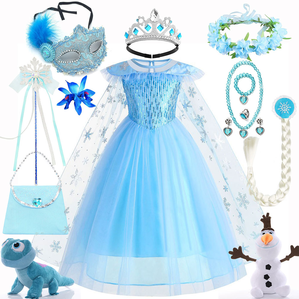 Vestido de Princesa Elsa da Di - Baby Clothing Europe avaliação e preço