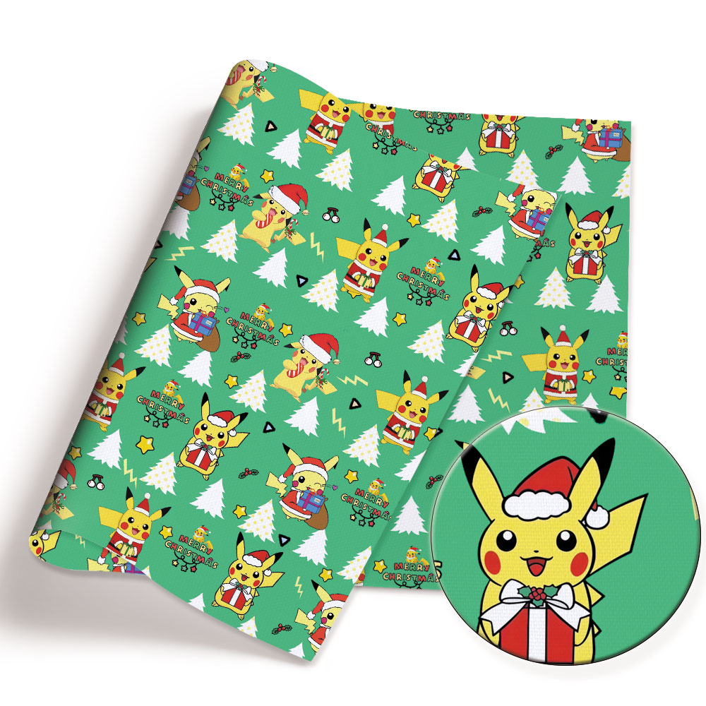 Pokémon Cartoon tecido impress - Baby Clothing Quilt avaliação e preço