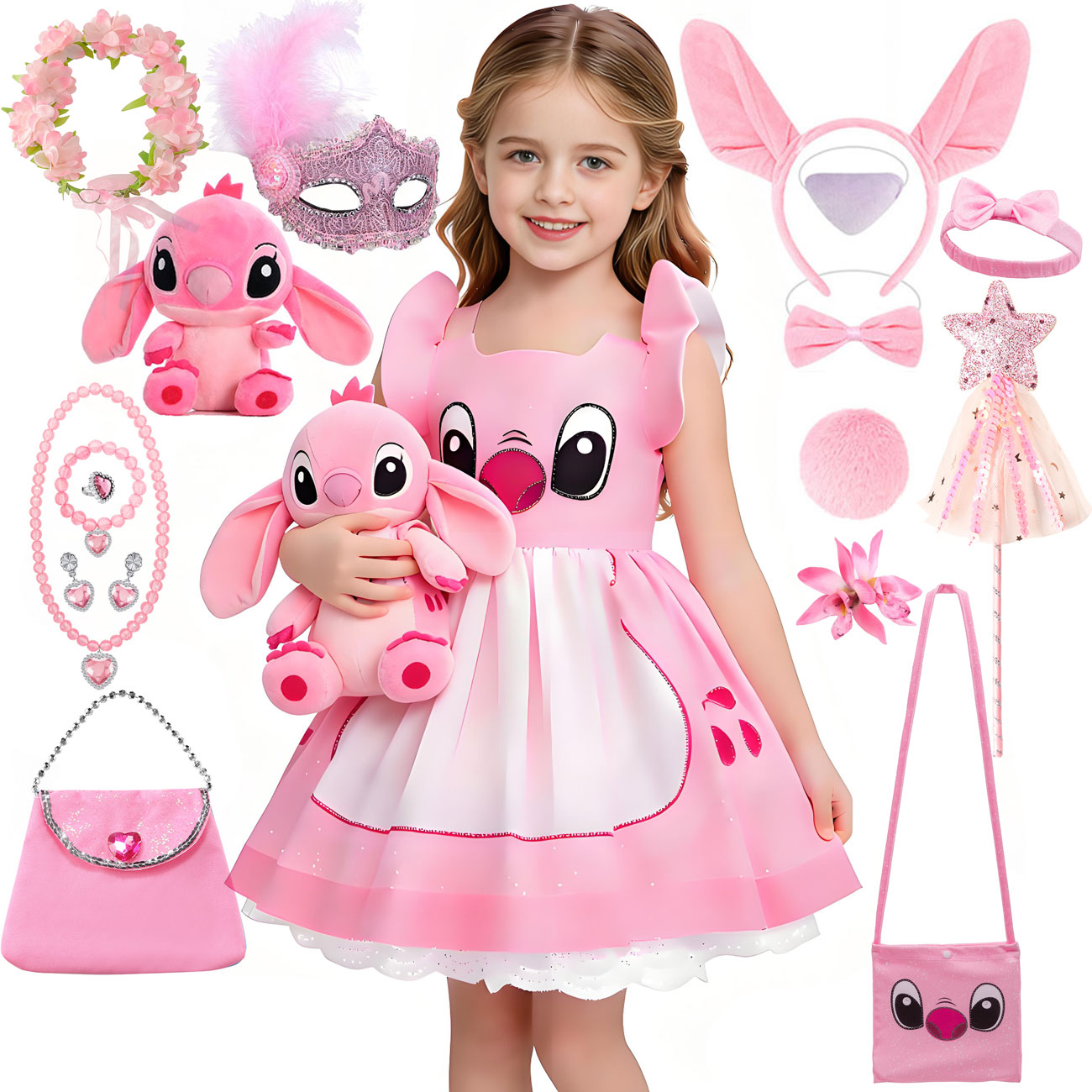 Vestido de Princesa Rosa Disne - Baby Clothing Europe avaliação e preço